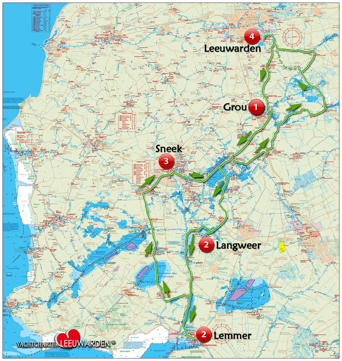 Frieslandroute 4.20 meter